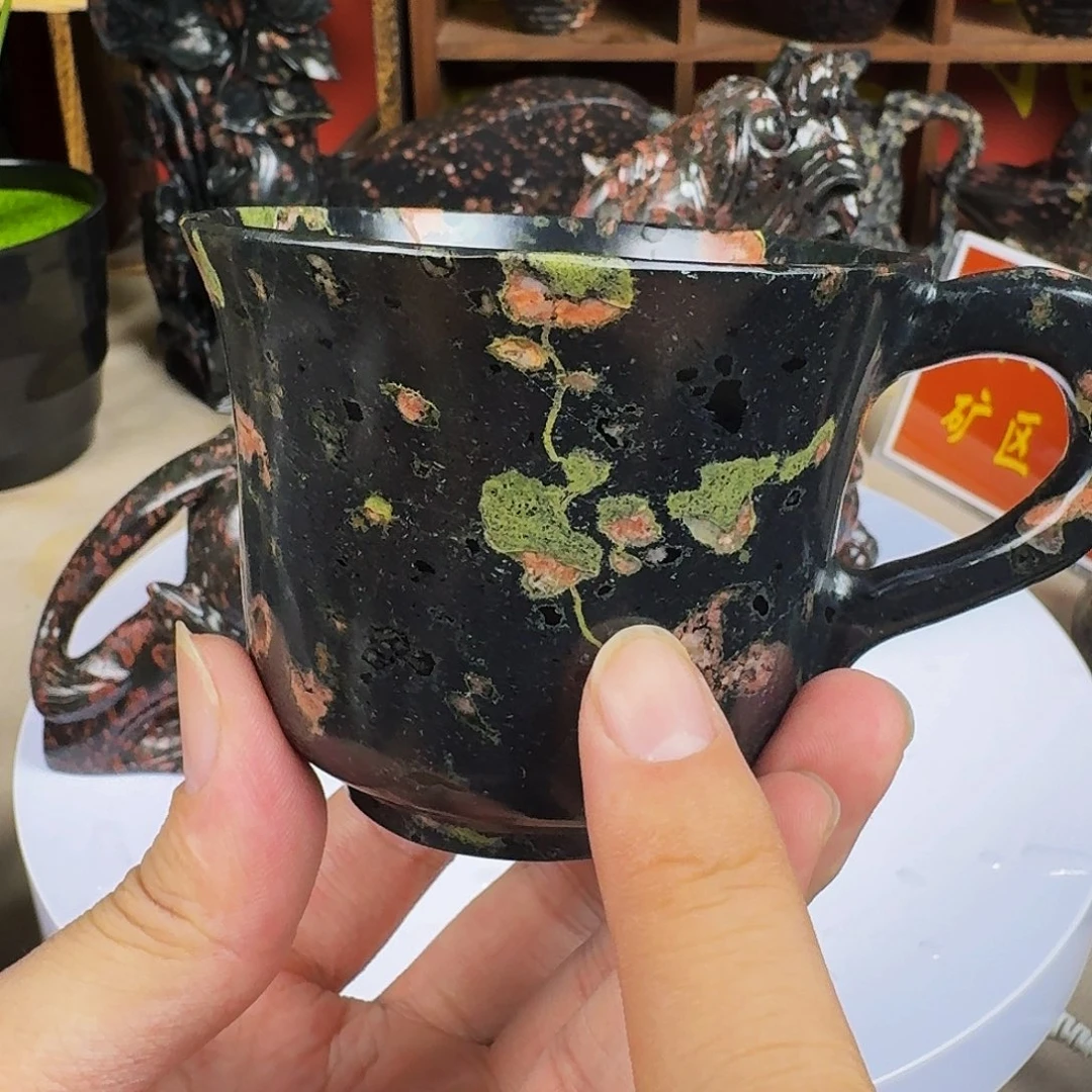 瑞***赢梅花玉精品咖啡杯