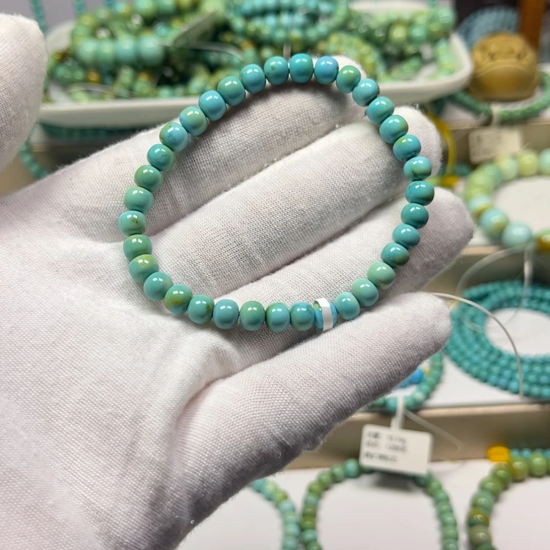 绿松石未镶嵌手链