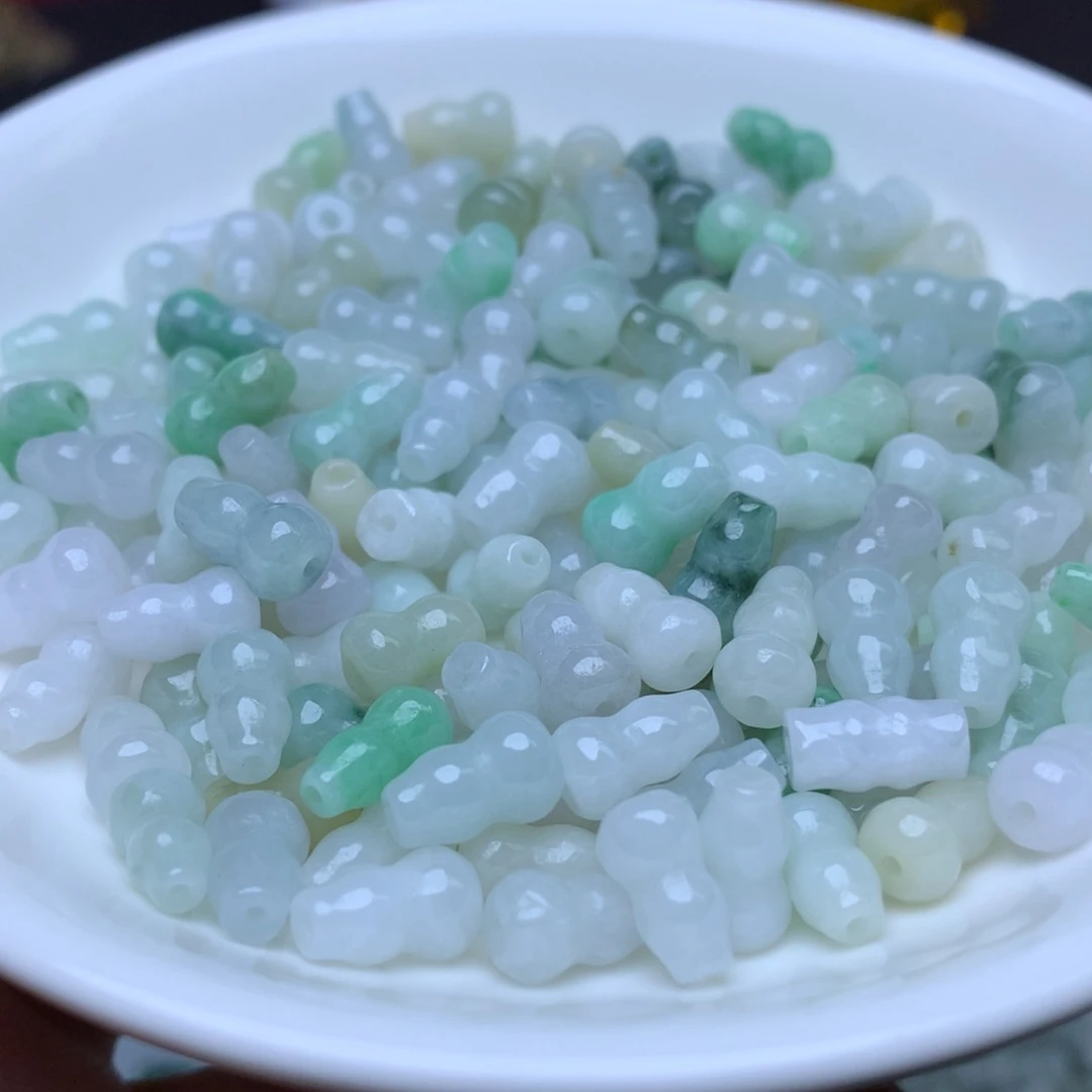 【闪购商品】翡翠手链未镶嵌卡6乘10冰葫芦50个