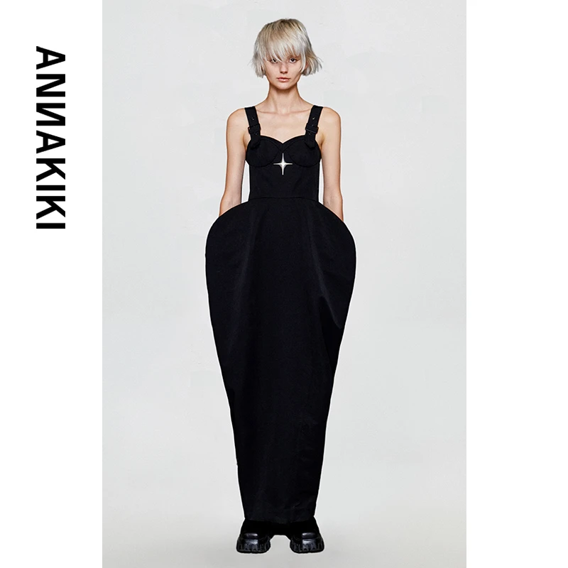 【AUNISEX专属】ANNAKIKI 茧型流星礼服裙3B10826105T