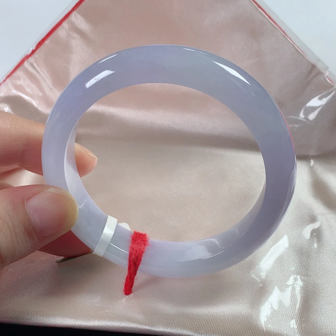 翡翠手镯未镶嵌缅甸天然翡翠手镯55圈口