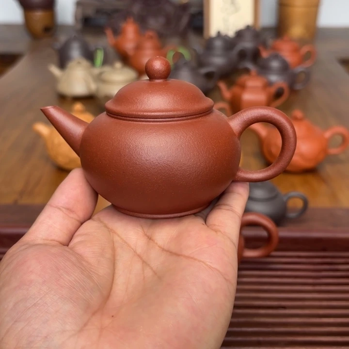茶壶紫砂水平150毫升红降坡