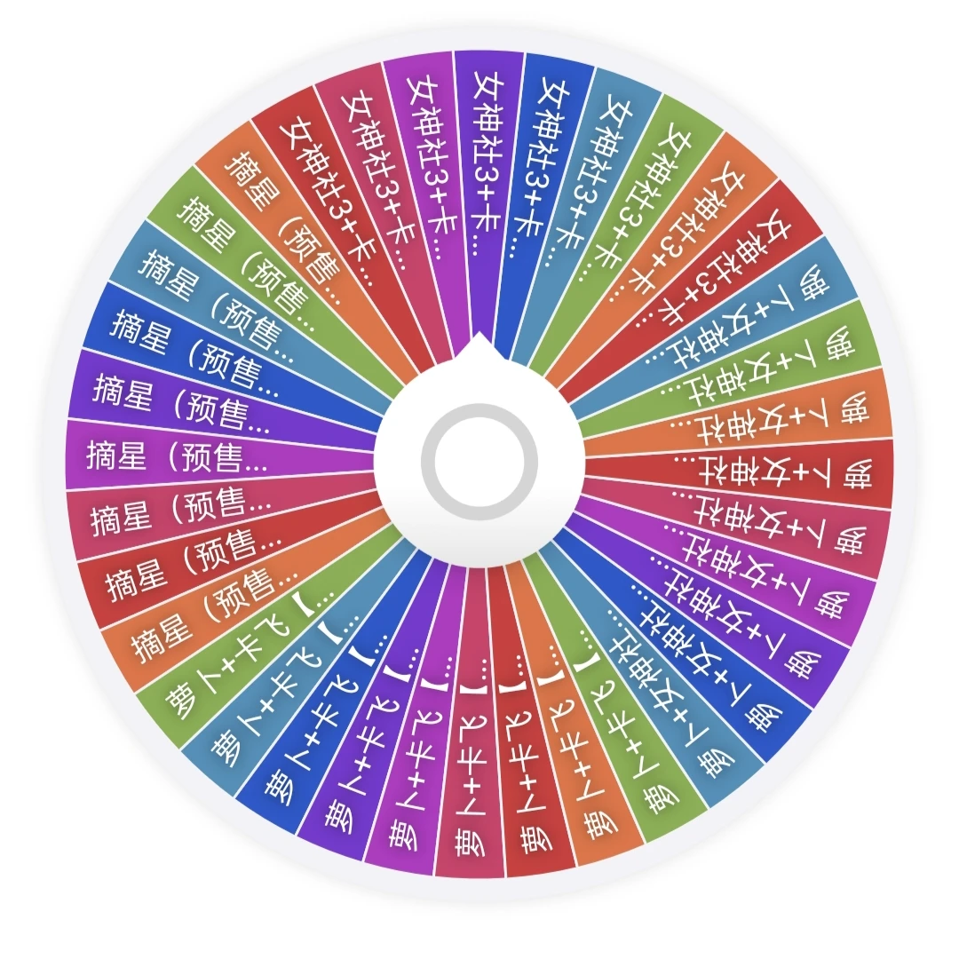 【摘星许愿转盘】摘星/萝卜/卡飞/海贼王国卡二创收藏卡牌/默认代拆