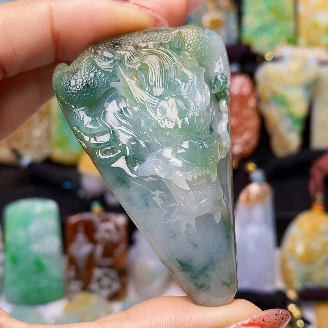 定制翡翠未镶嵌翡翠A货一物一证福利款