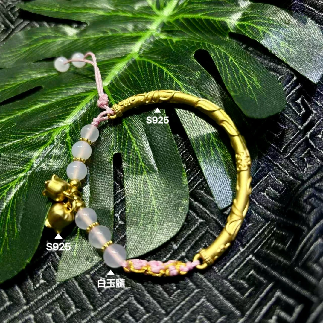 【阿平专享】幸福铃兰花玉髓手串LBSB204{一套}