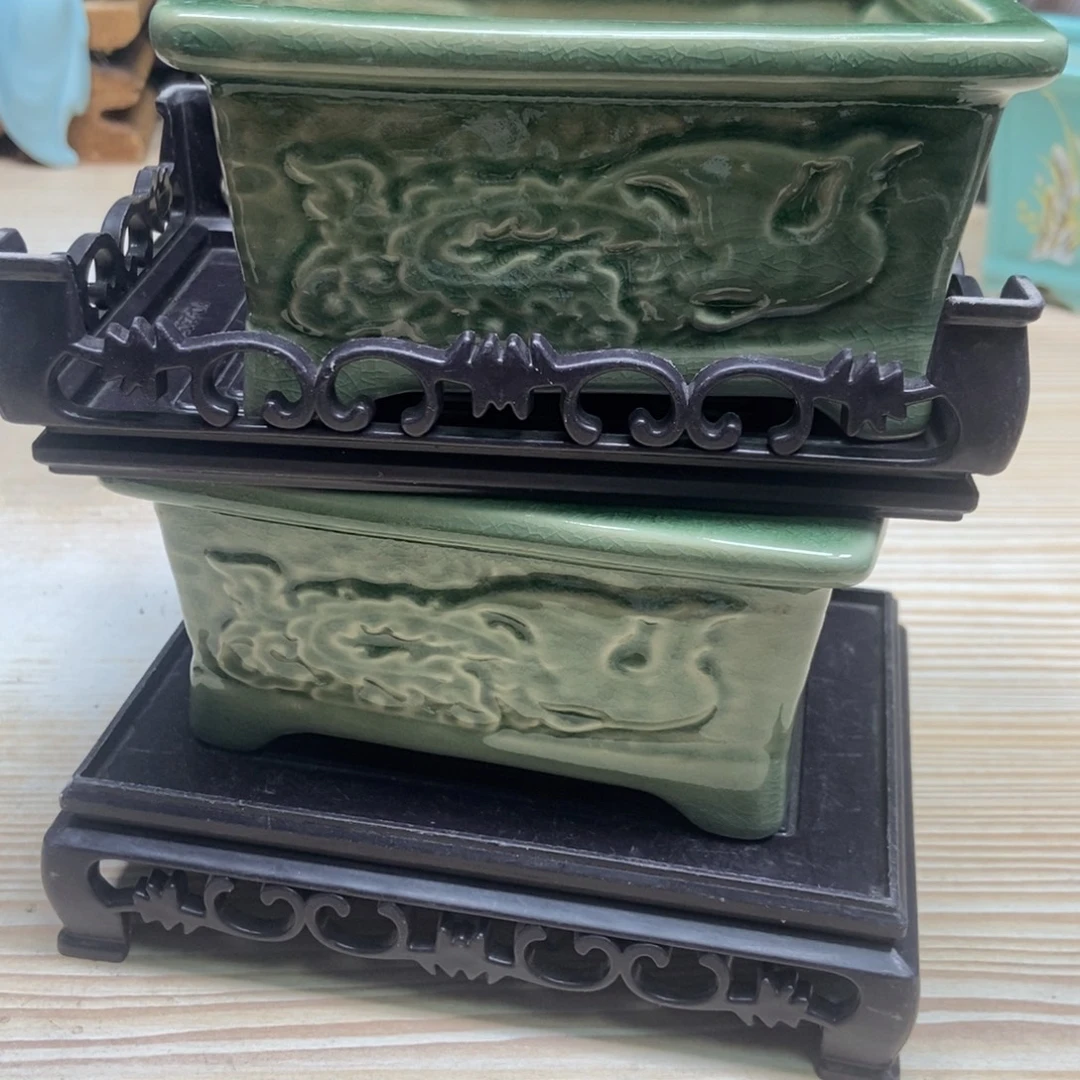 瓷片陶瓷花盆陶瓷艺术
