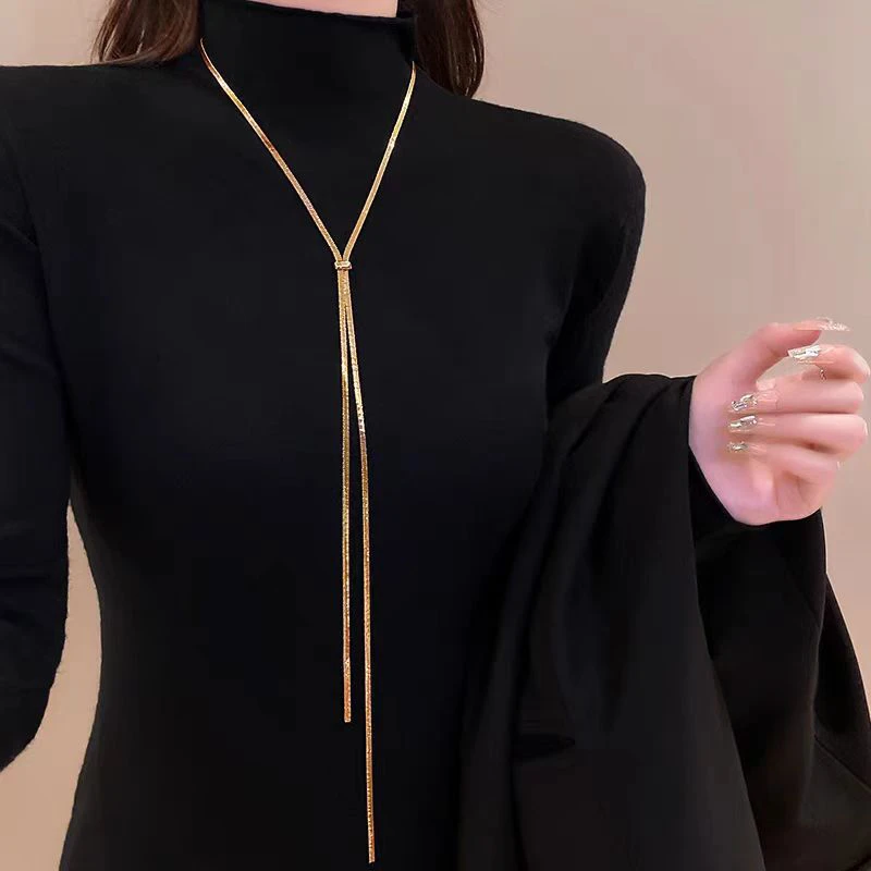 钛钢项链 【多戴可调节】多功能极简大气XL00304