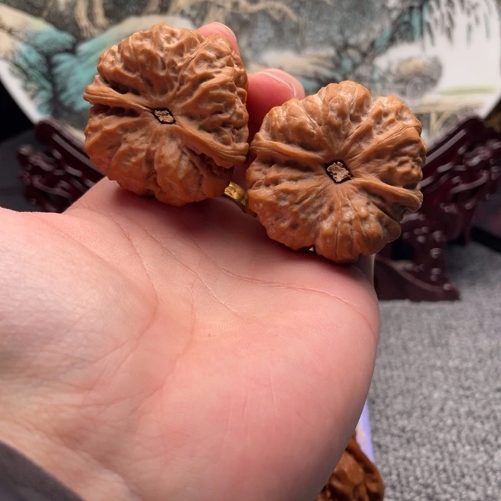 路***吃核桃蛤蟆头文玩C05