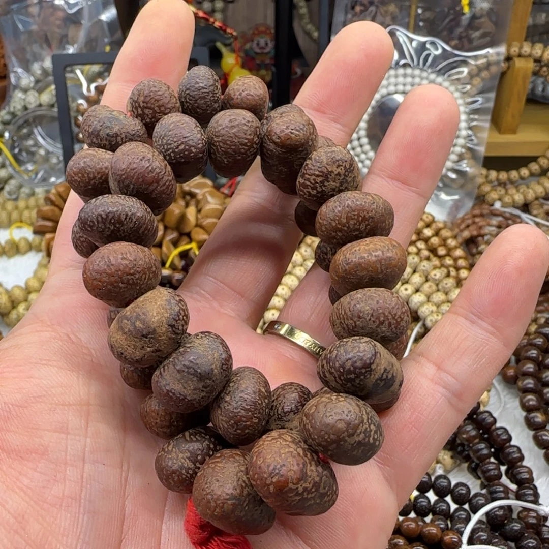 豬****星月菩提吊坠原皮星月手持
