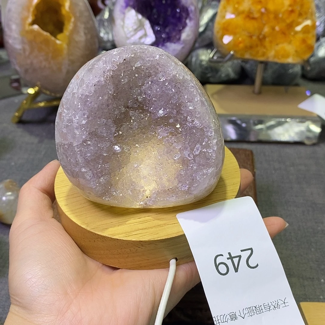 珠宝半成品未镶嵌紫晶