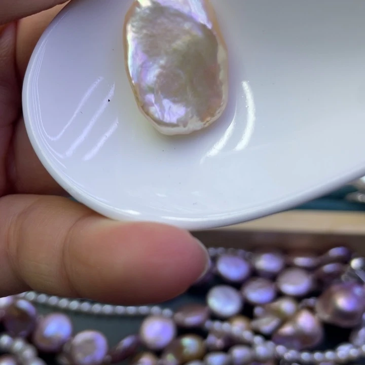 淡水珍珠吊坠(不含链)合金