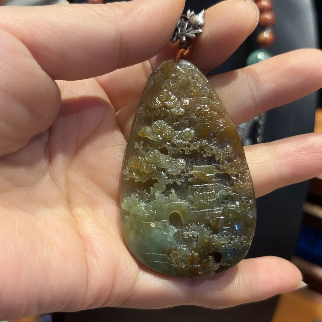 翡翠颈饰未镶嵌?****?原创