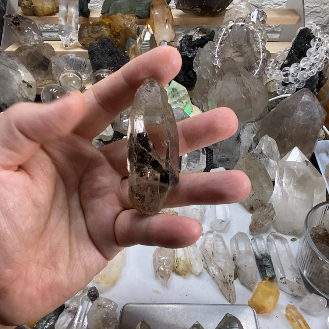 珠宝半成品水晶未镶嵌
