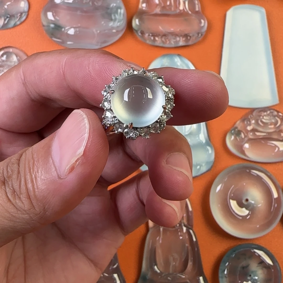 定制翡翠未镶嵌天然