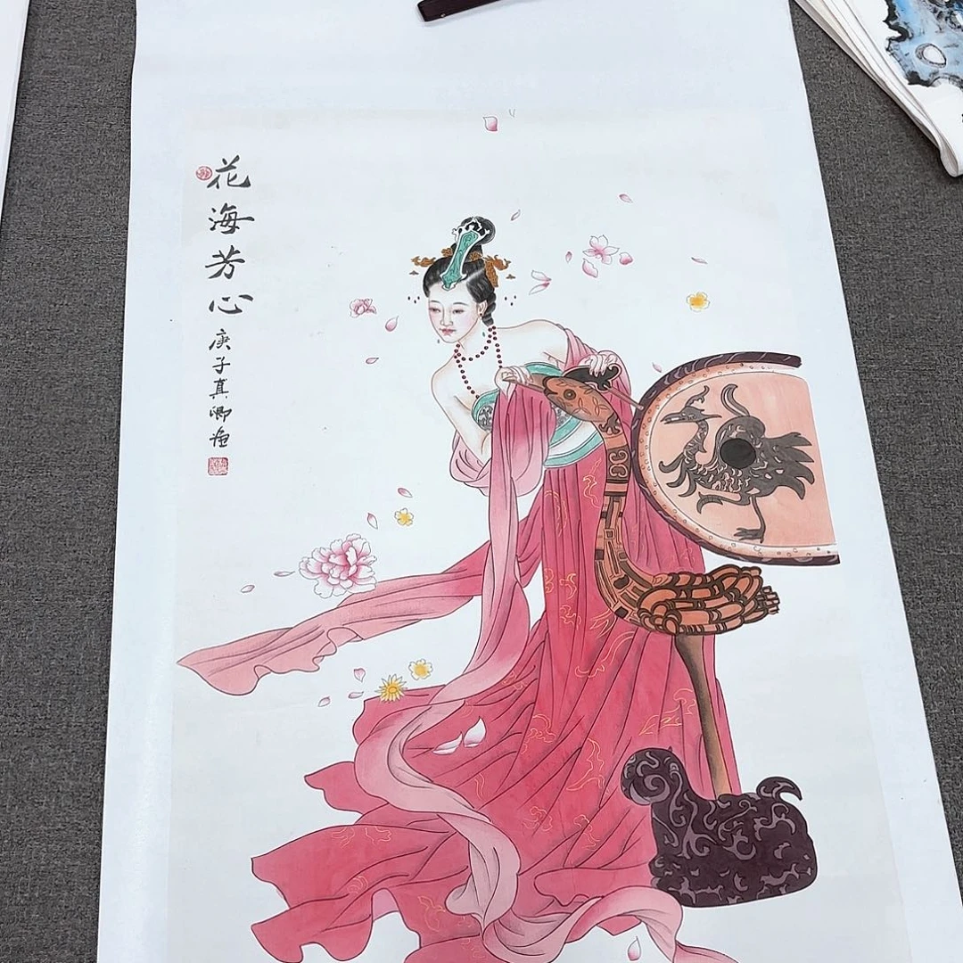 国画国画作品多次
