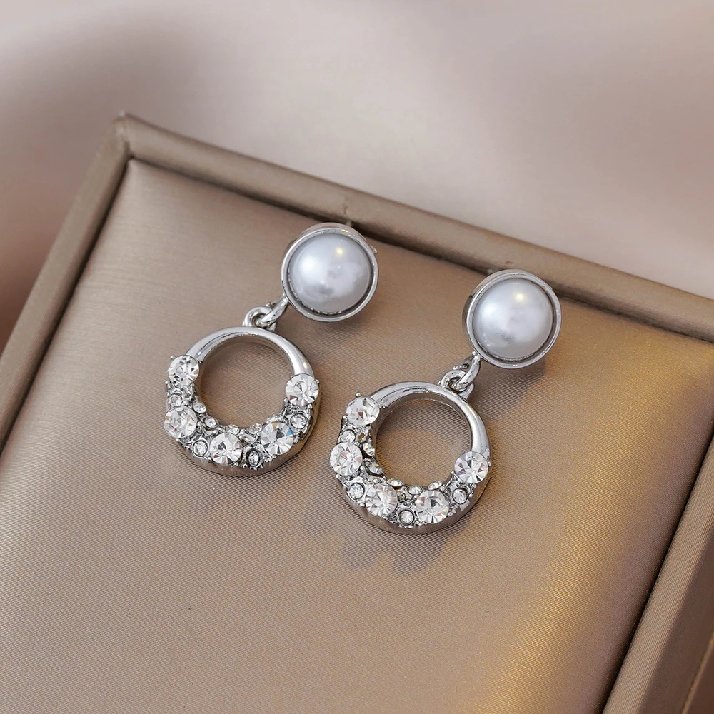 铜合金耳饰 气质轻奢百搭简约圈圈冷淡风时尚耳饰N1961