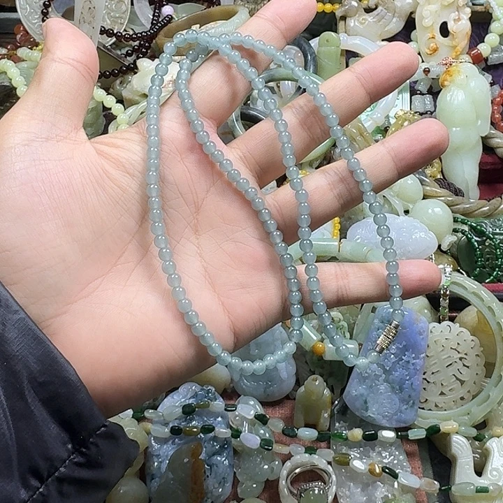 翡翠未镶嵌手链99999999999