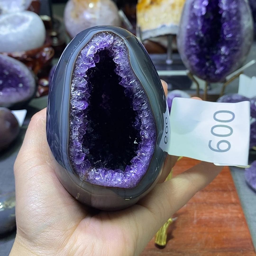 紫晶未镶嵌珠宝半成品