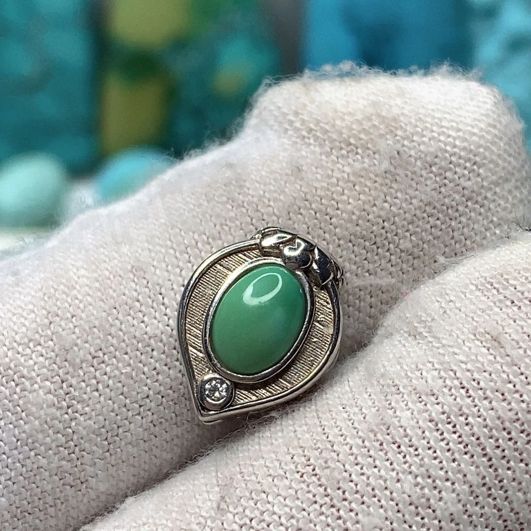 绿松石未镶嵌天然原矿 地大质检