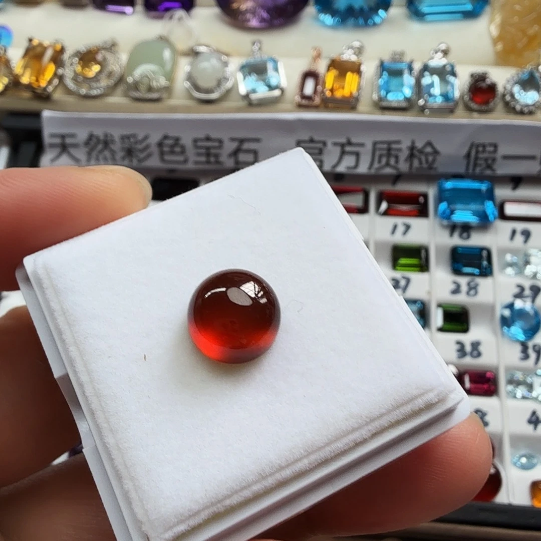 石榴石未镶嵌珠宝半成品抢购福利卡10毫米