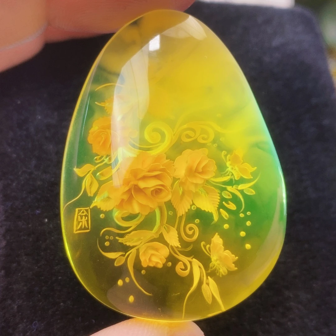 【闪购商品】金珀吊坠(不含链)未镶嵌
