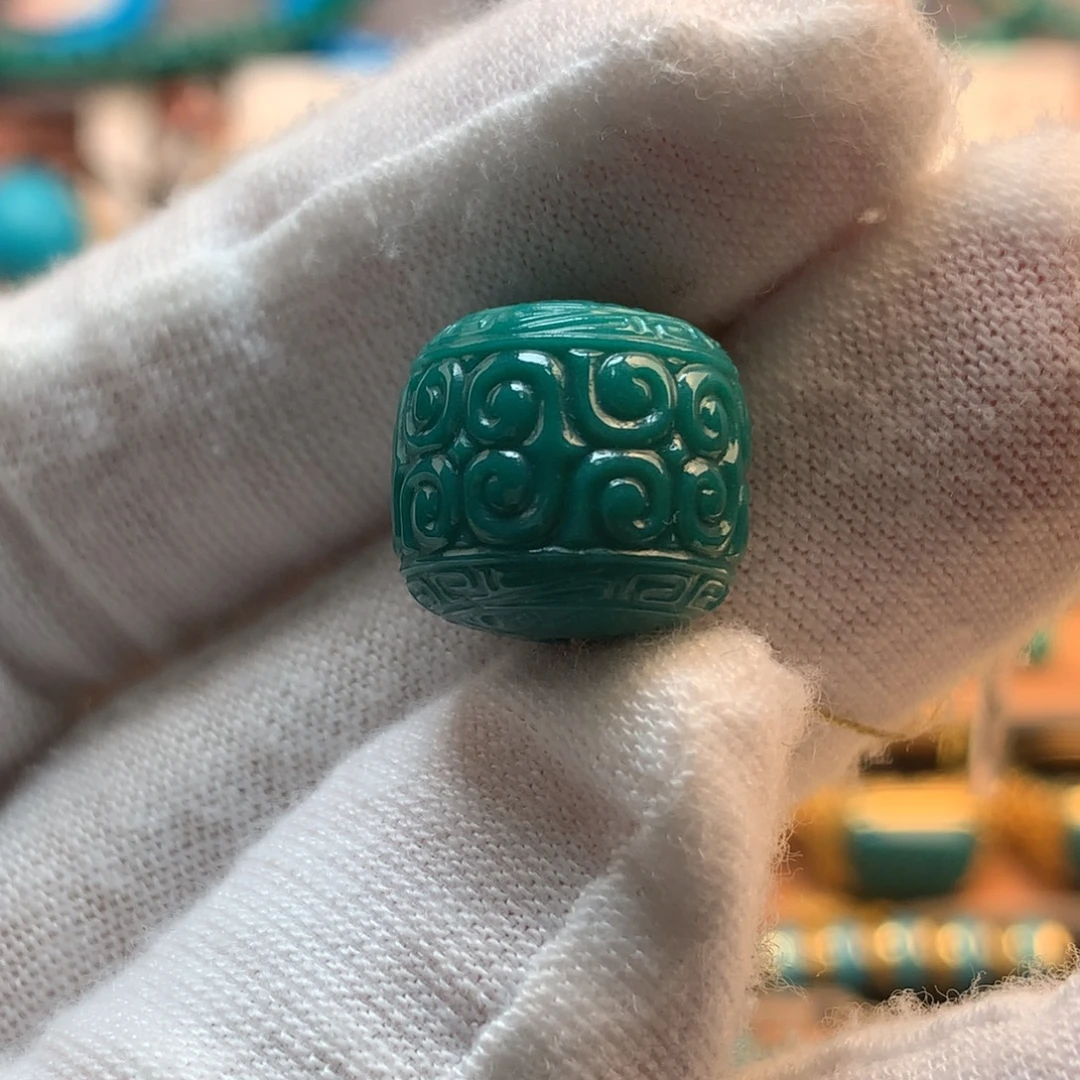 绿松石未镶嵌挂件13.6m