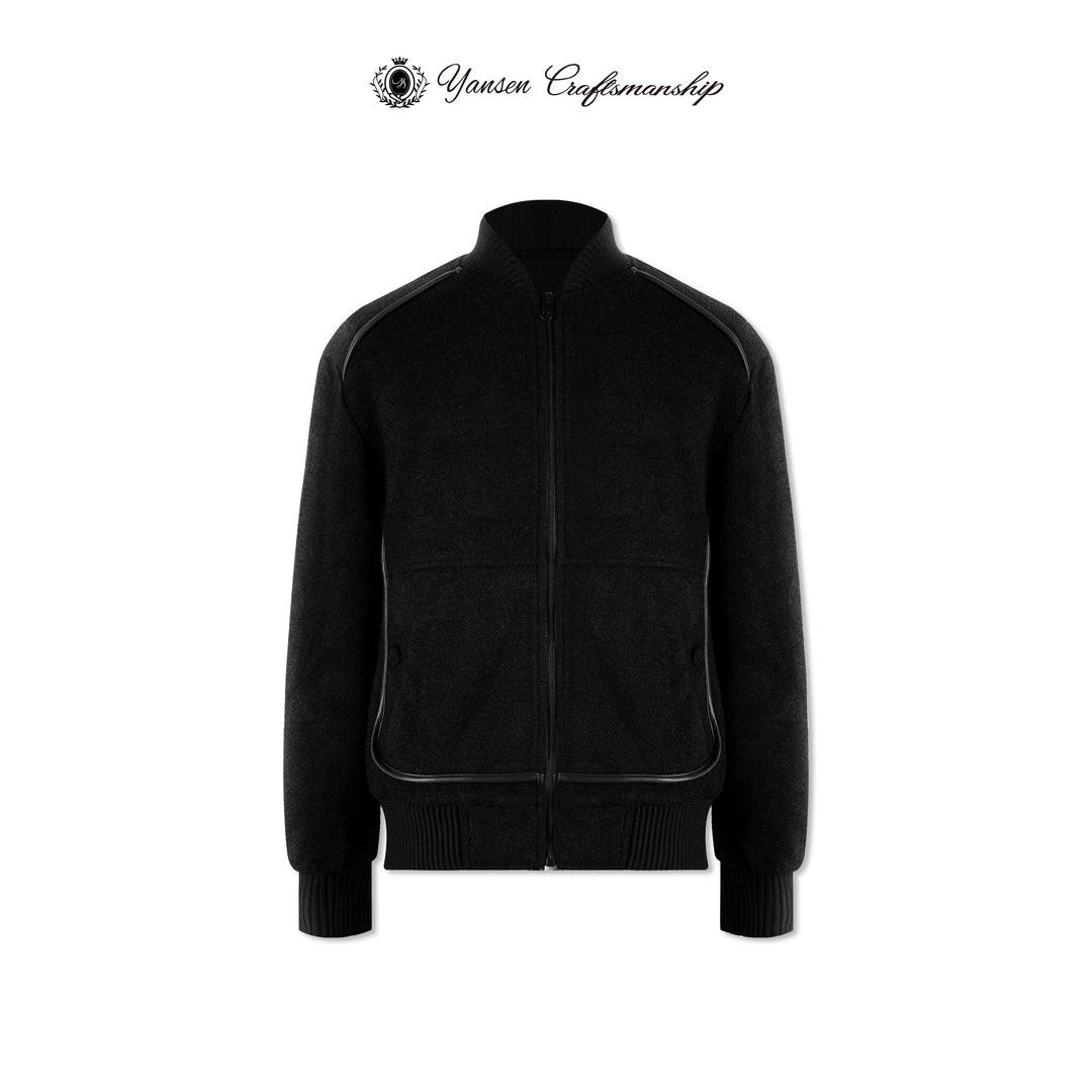 24FW/ 简约设计感撞色棒球外套夹克 8022