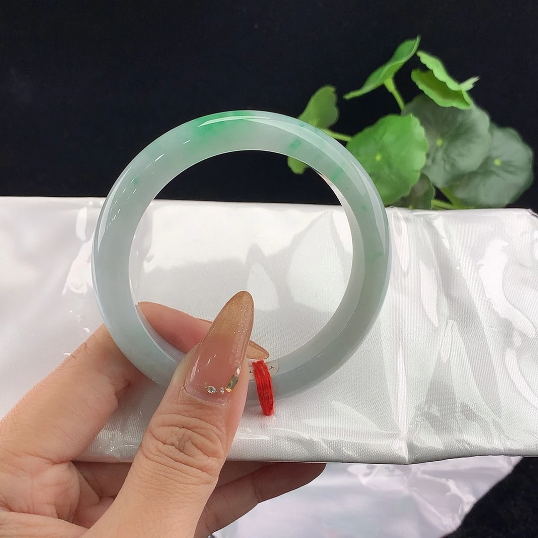 翡翠未镶嵌手镯正59