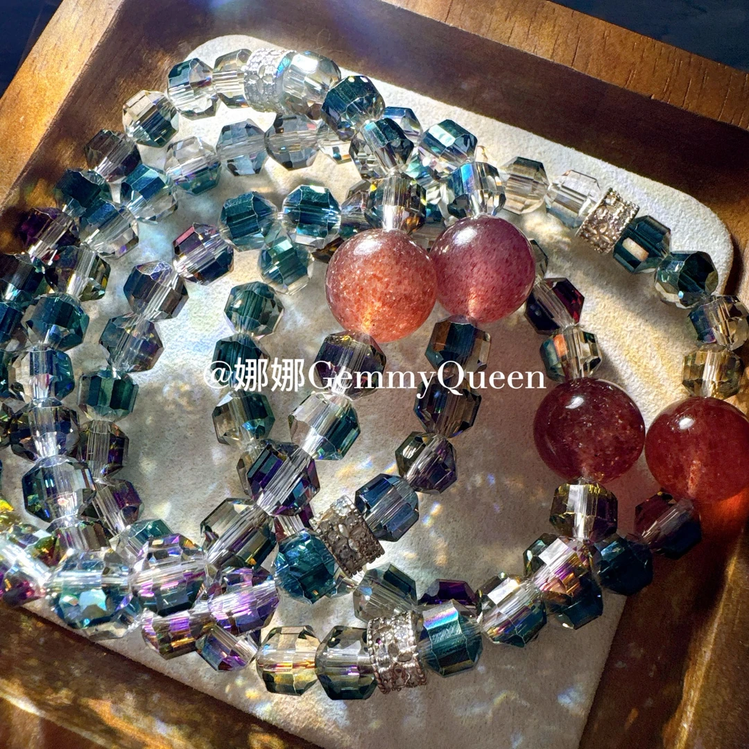 娜娜原创天然水晶GQ07403  13MM左右手串 多样性发其一