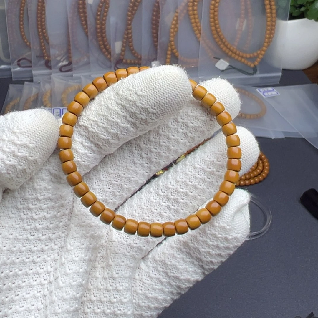 手串橄榄核老挝核尖5.5mm 竞拍25号