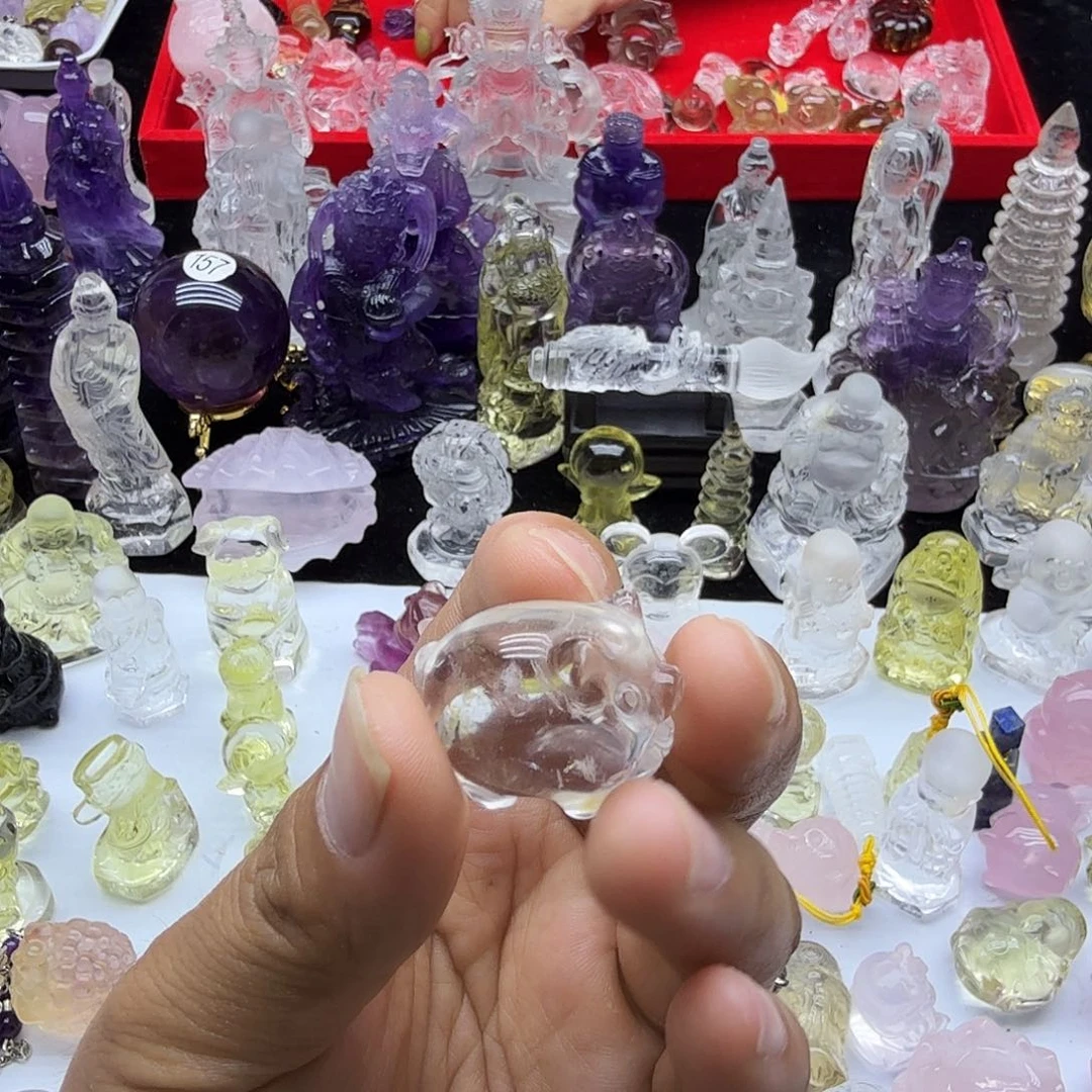 水晶珠宝半成品未镶嵌