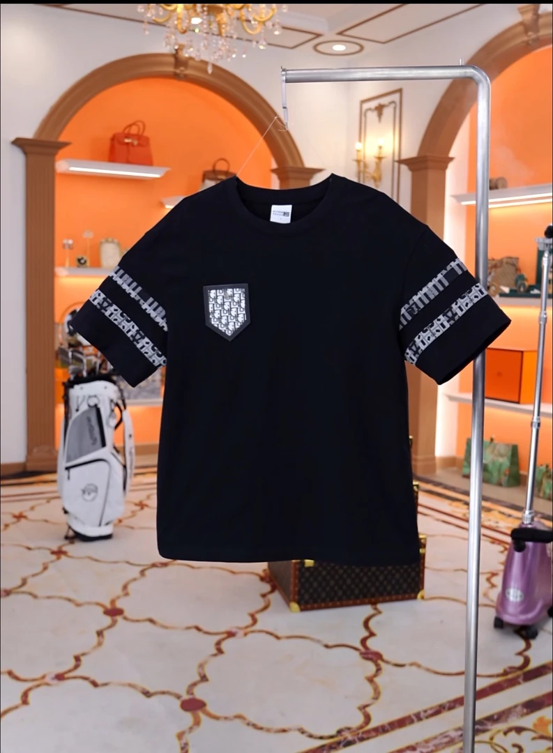 Lord Yan 新夏季宽松圆领百搭显瘦潮牌情侣纯棉T恤 82663