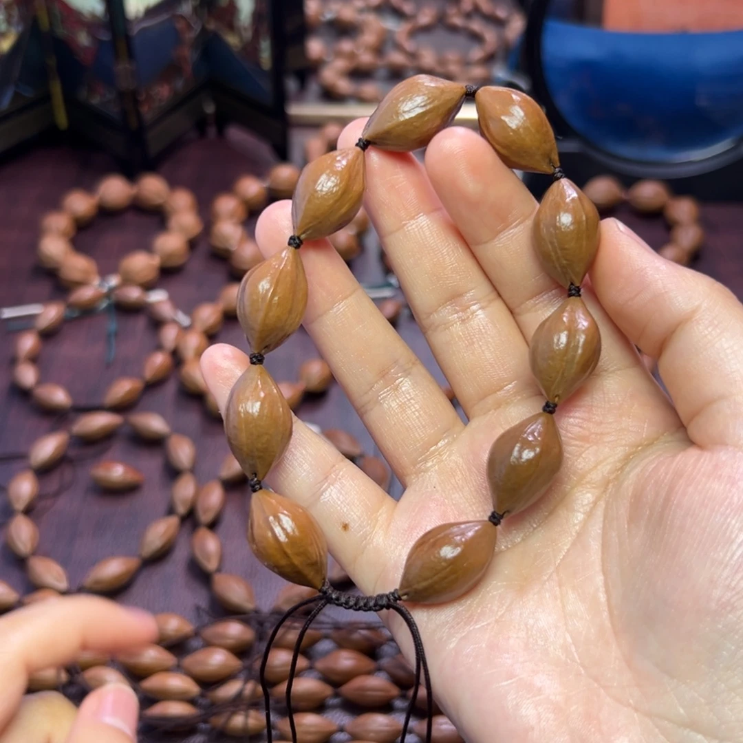 橄榄核手串/手链油 红皮 1.4 2.2左右