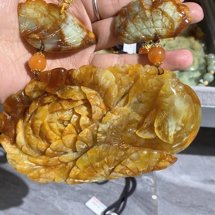 岫玉毛衣链未镶嵌