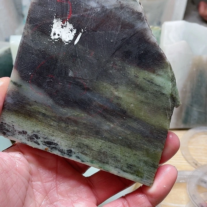 独山玉手镯未镶嵌用****5加工定制