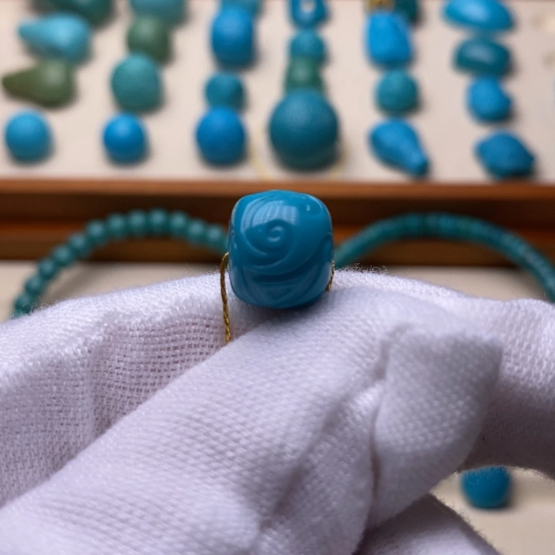 绿松石未镶嵌绿松石博古11.2