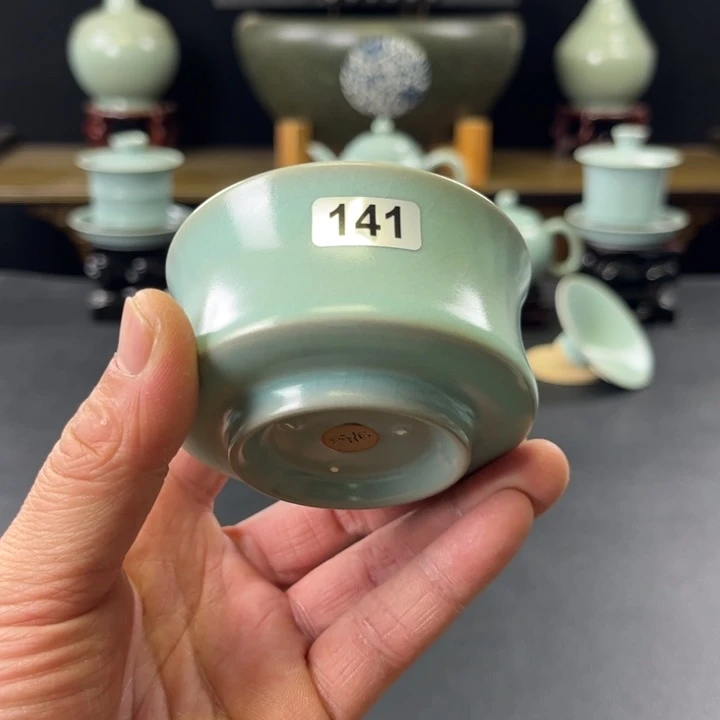 杯仿古釉汝官窑马蹄杯141号