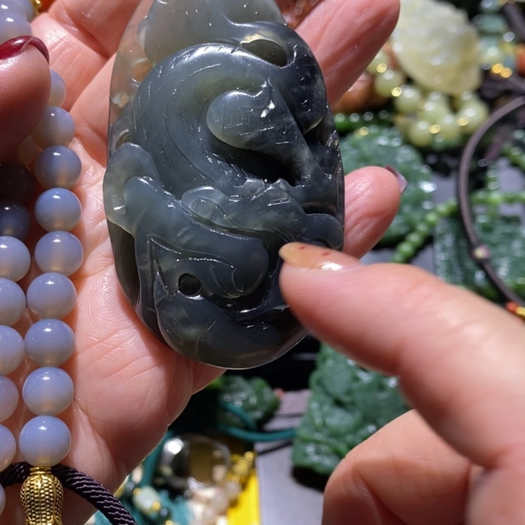 【闪购商品】岫玉毛衣链未镶嵌