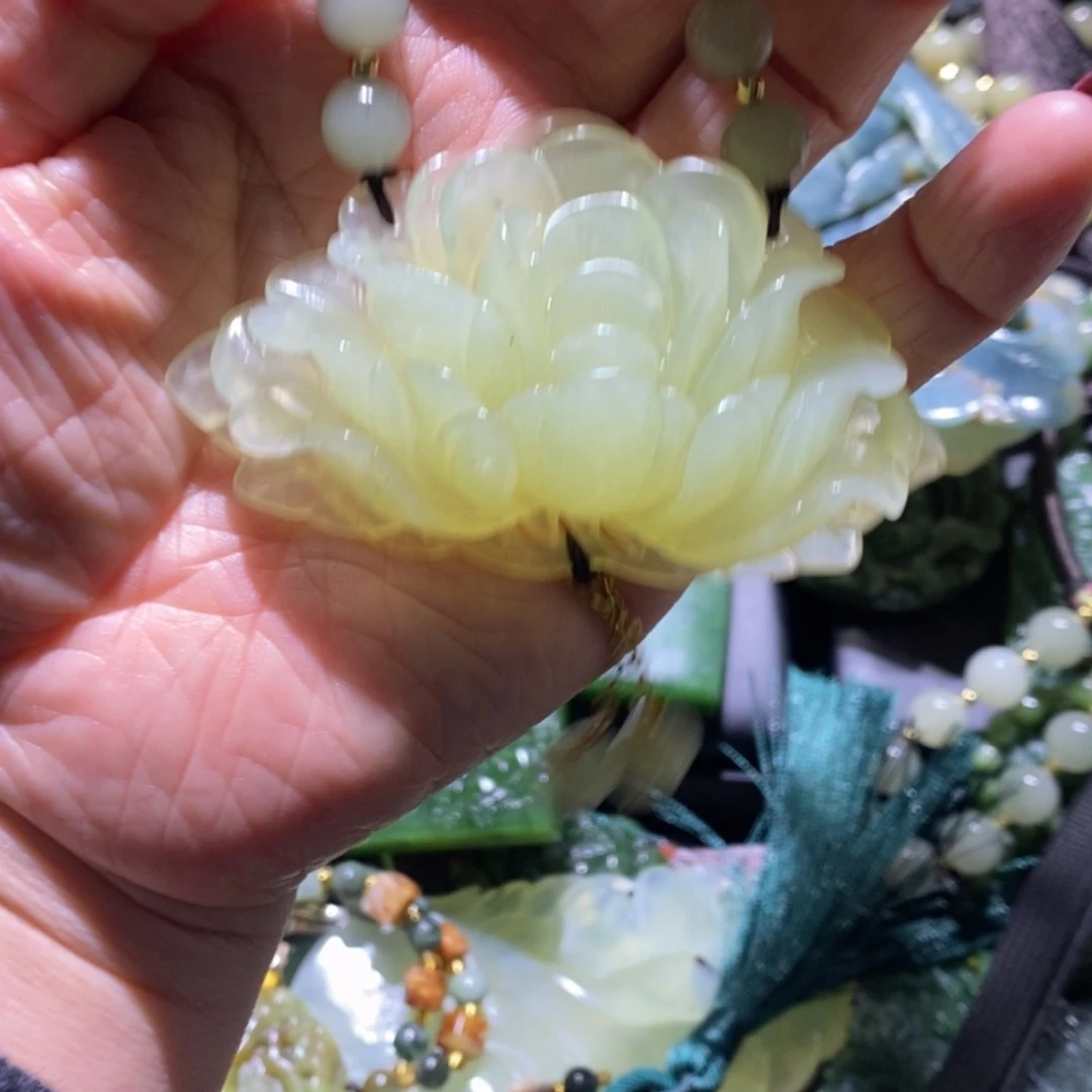 【闪购商品】岫玉毛衣链未镶嵌