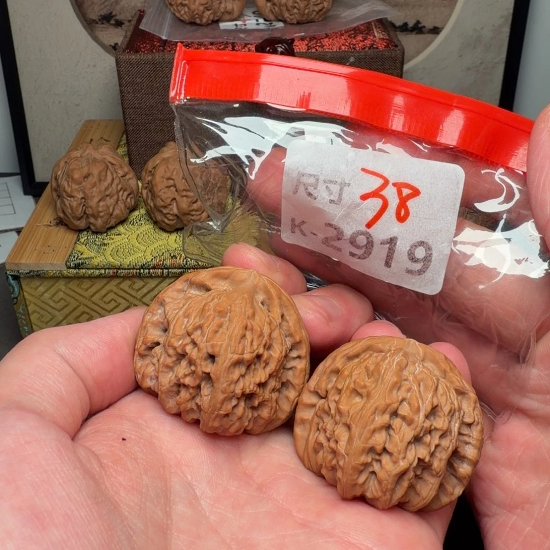 文玩核桃把件38白狮子2919号
