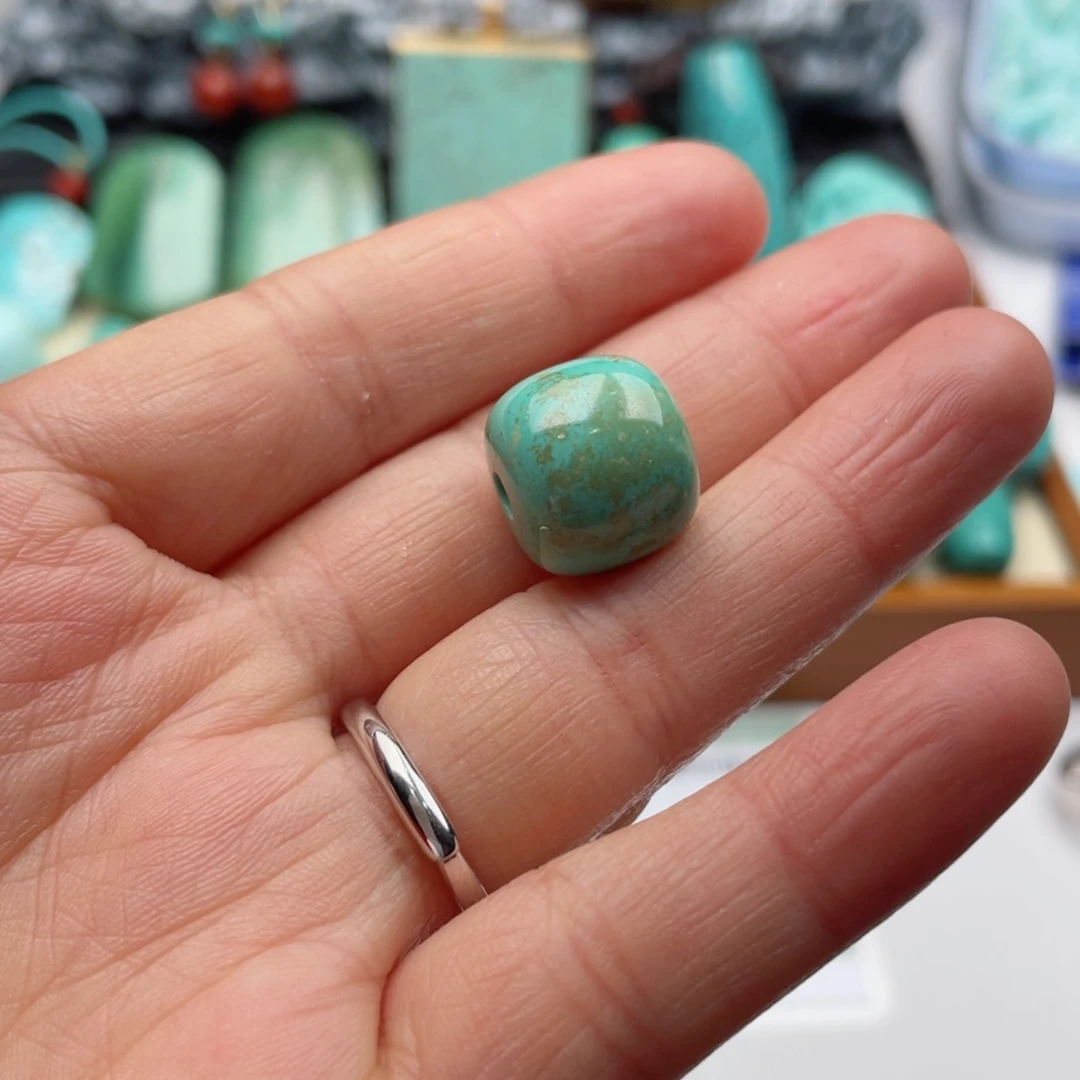 绿松石珠宝奇石未镶嵌青*