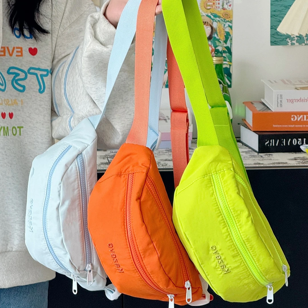 2025夏新款ins休闲胸包背包单肩斜挎包包包小众百搭运动登山腰包