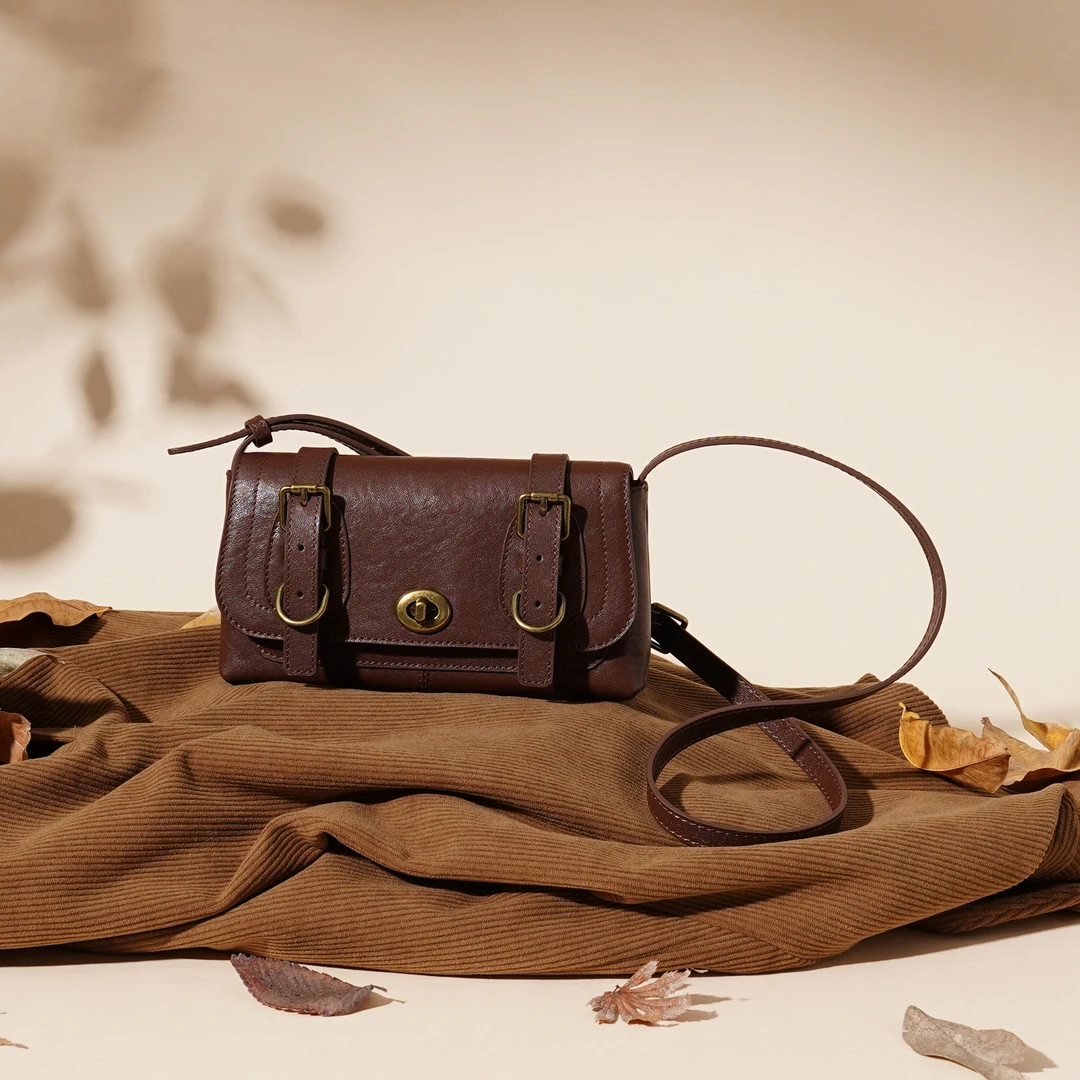 2024冬季新款复古小众个性剑桥单肩斜挎包YN3512