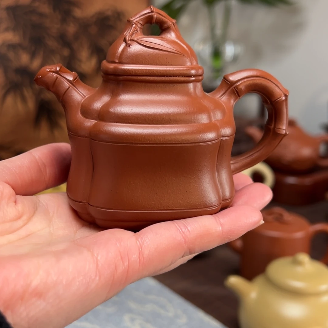 茶壶紫砂竹鼎紫砂壶