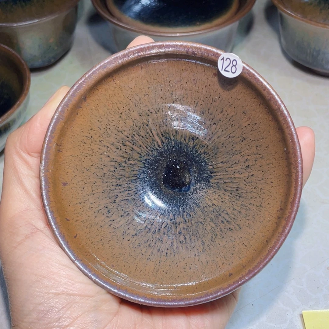 茶盏龙窑柴烧建盏128
