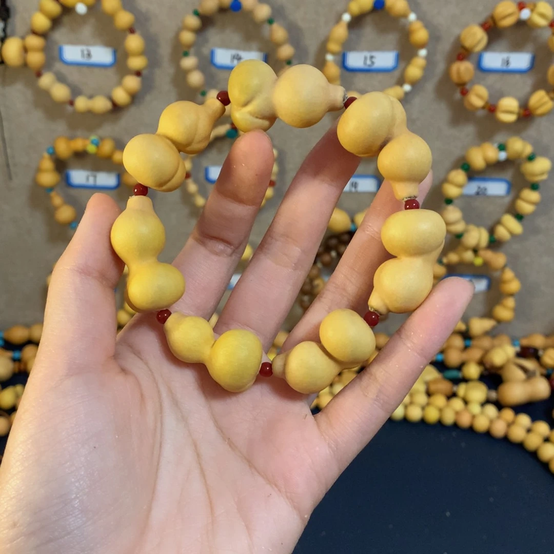 葫芦鱼*葫芦手把手持手串