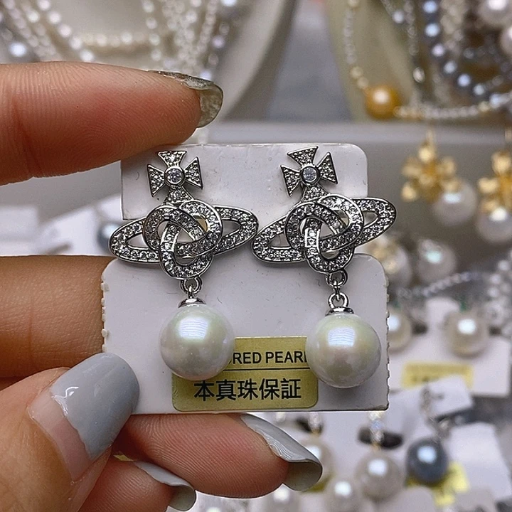 耳钉淡水珍珠未镶嵌