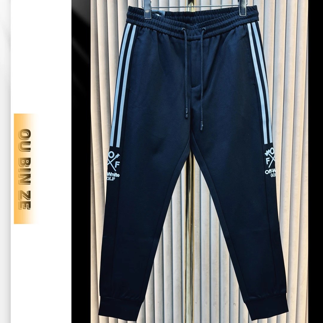 【秋冬长裤上新】2024欧货男装秋季时尚松紧腰休闲裤潮流5008