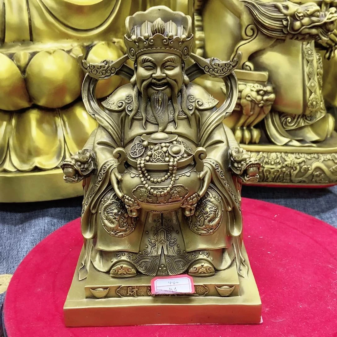 【闪购商品】百**利铜财神20厘米工艺品
