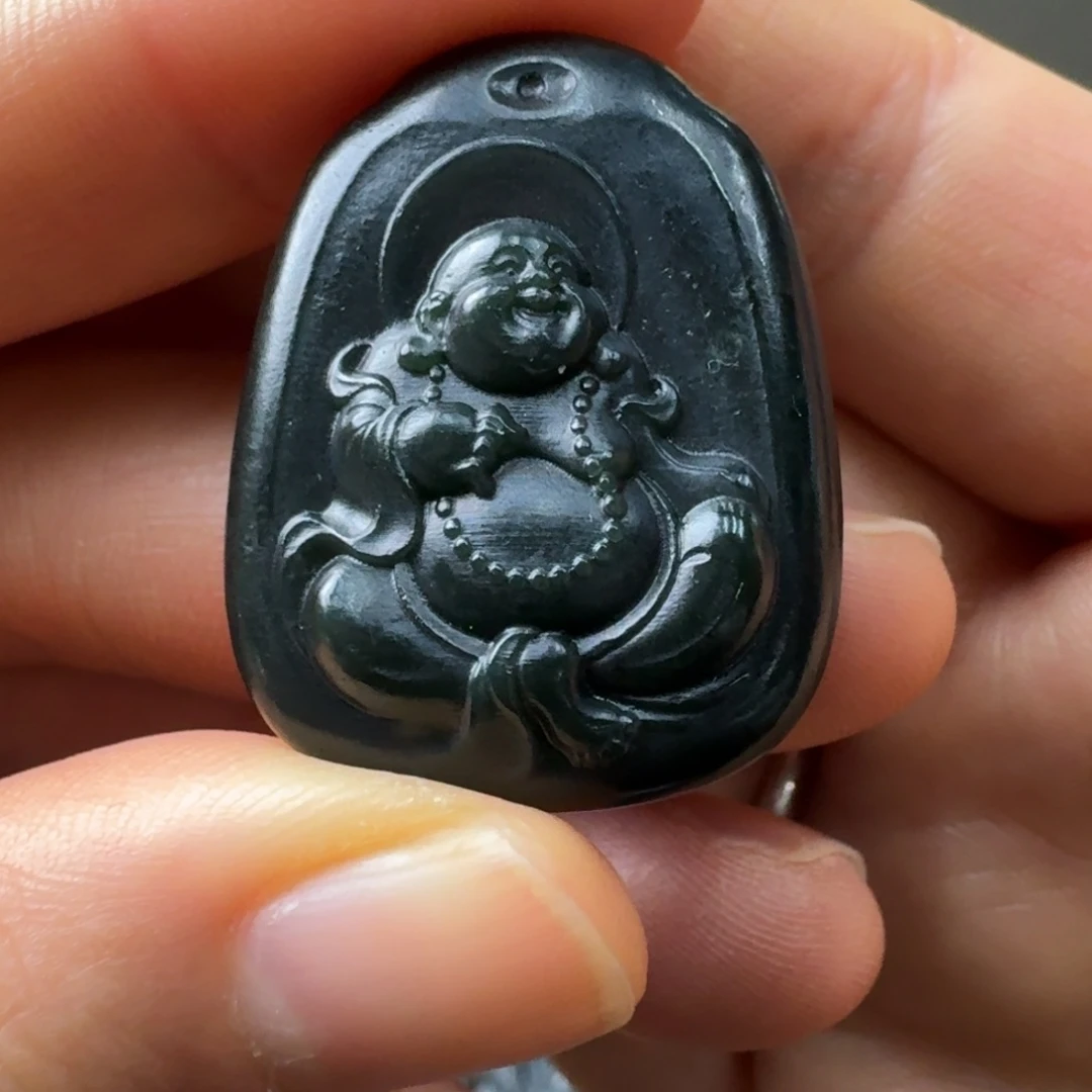 和田玉未镶嵌吊坠(不含链)